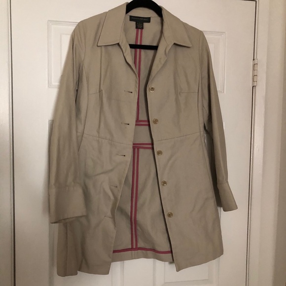 Banana republic beige pea coat - Picture 1 of 3